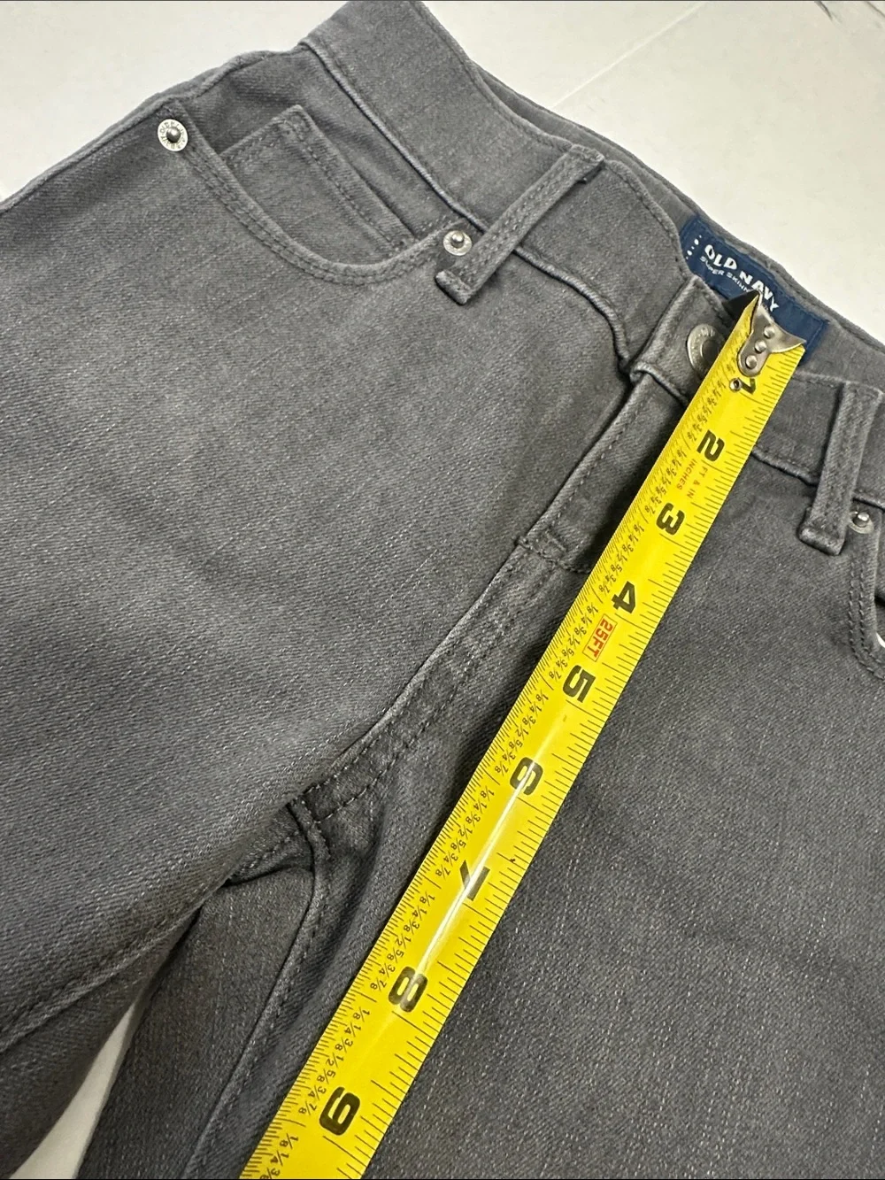 NEW Old Navy Super Skinny Jeans Gray Youth Girls Size 7